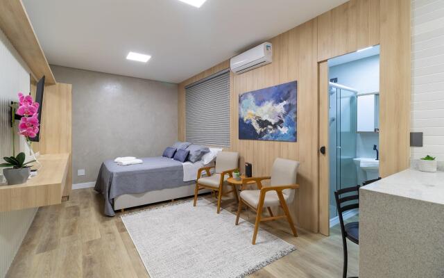 Studio incrível no Centro de Floripa-SC CFA0206