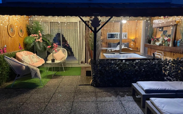 Rooftop 1 - Jacuzzi privé au pied du Monte-blanco