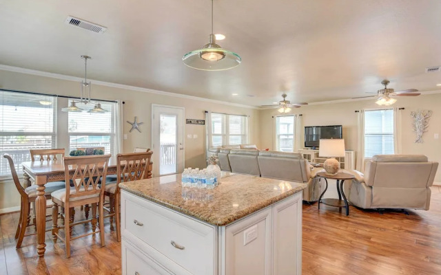 Stilted Galveston Vacation Home w/ Canal Views!