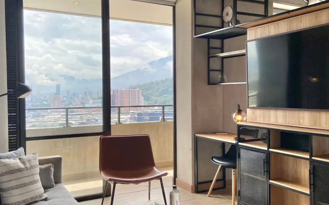 w Wonderful 1BR With Moder Balcony in Poblado