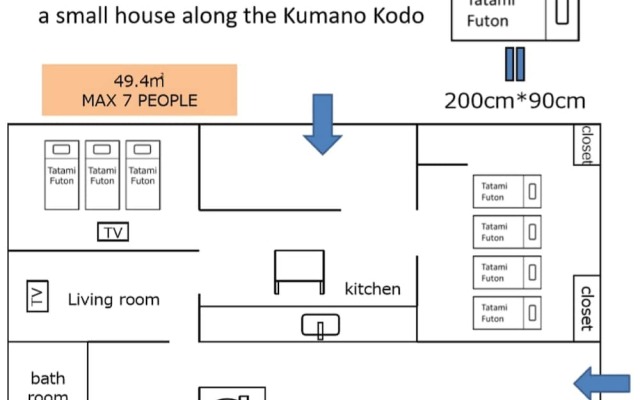 a small house along the Kumano Kodo