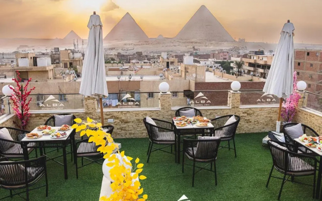 Alba pyramids view