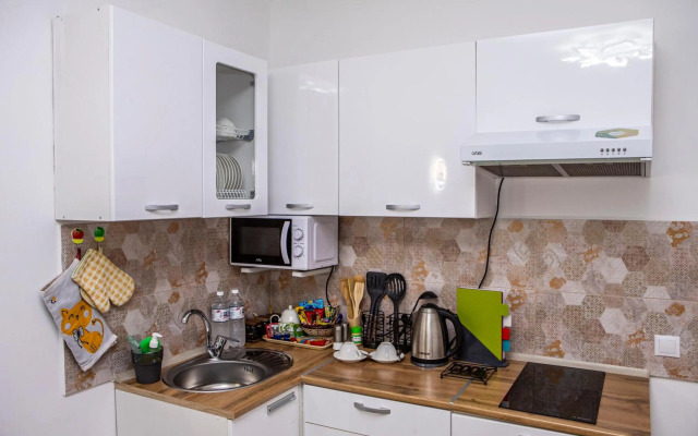 Уютная студия с видом на горы