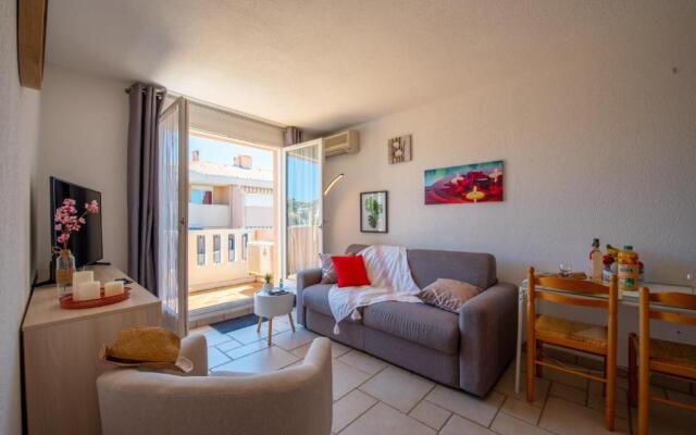 T2 en hypercentre -parking privé-clim-proche plage
