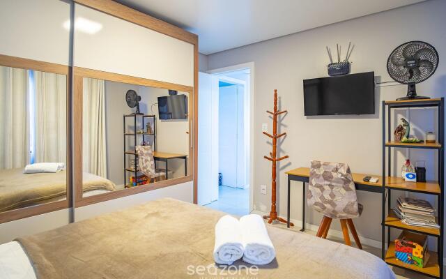 Apto térreo a 280m da praia da Ribanceira RCR101