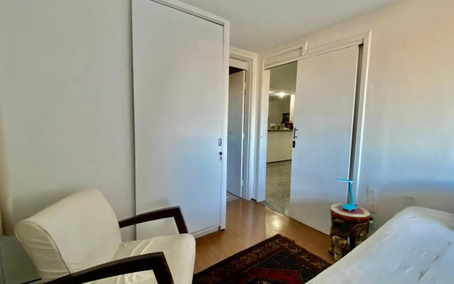 Apartamento vista mar, 2 Suítes, WC Social,2 vagas
