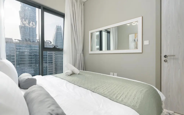 Whitesage Downtown's Gem A Fancy Retreat Near Burj Khalifa - Hotel in Dubaï - Photo 3