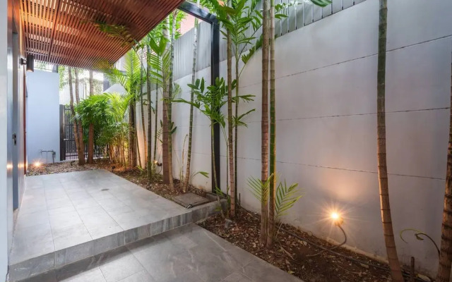 Monochrome designer pool Villa