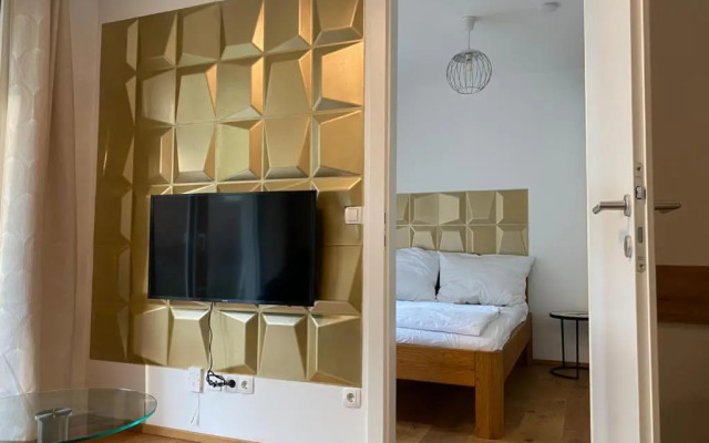 Modern apartment near city center - garden