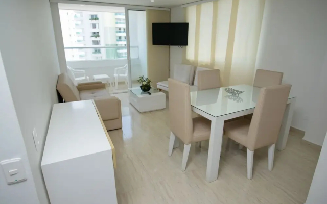 2tc10 Apartment in Front of The Sea With Air Conditioning And Wifi - Apartment in 卡塔赫纳 - Photo 5