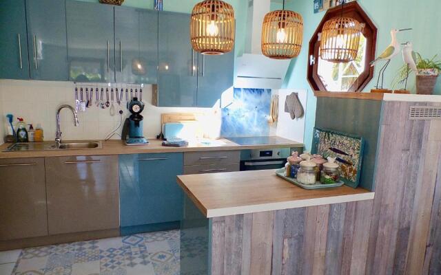 T2 « lémanesque » aux nuances du lac avec jardin