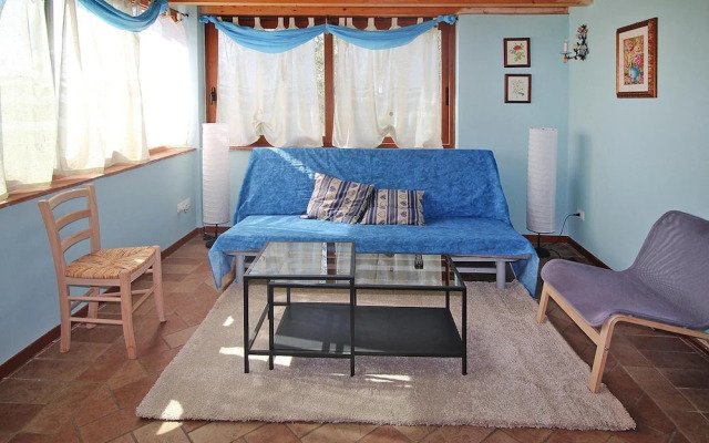 Holiday Home With Above-ground Pool and sea View in Monteggiori