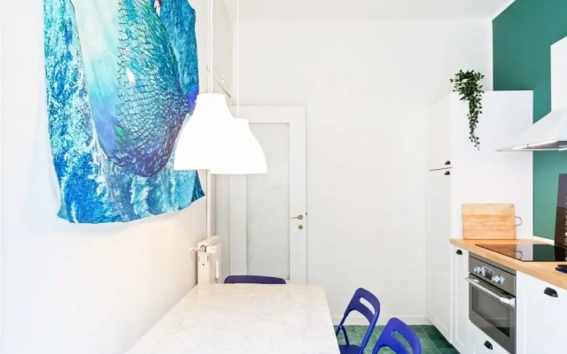 Chiavari Colorful Flat with Garage