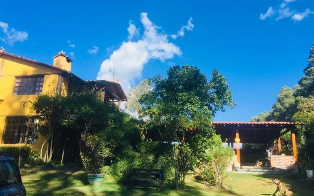 Yellow guest house