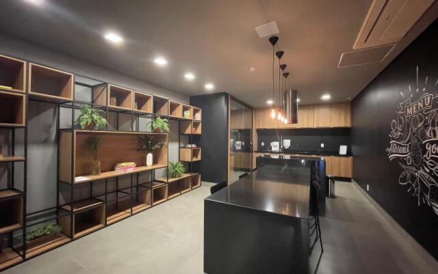 Studio amplo para 4 pessoas em Pinheiros