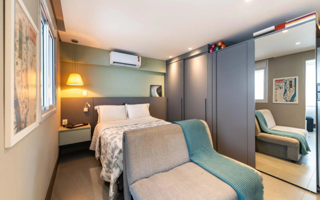 Pinheiros Faria Lima, Novo, 38M2, WIFI500MB