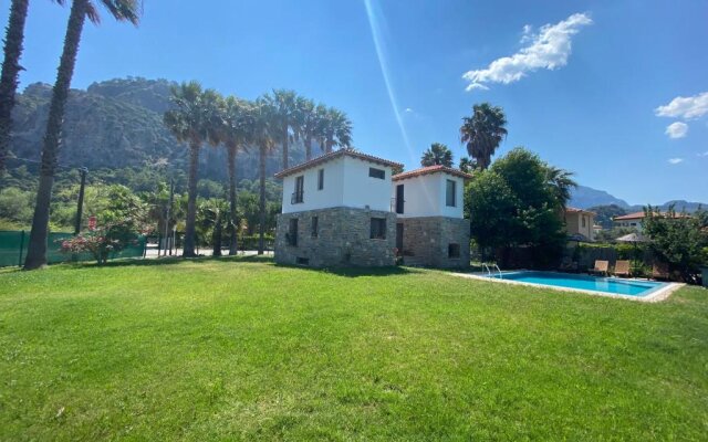 Villa Merry - Dalyan Stonehouse with Palmtrees, 50m to River