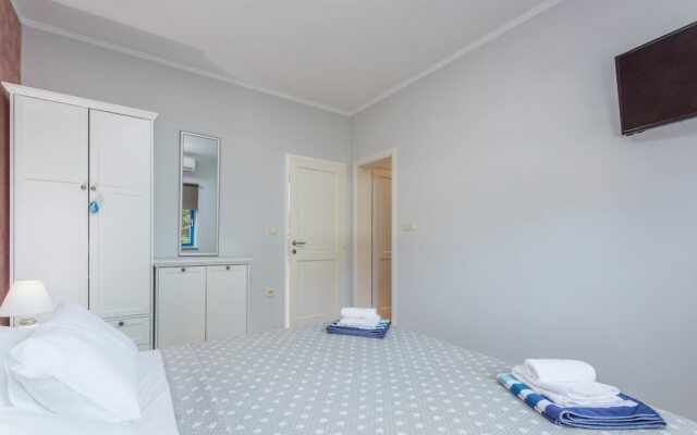 Newly built stone villa Mia with garden and pool