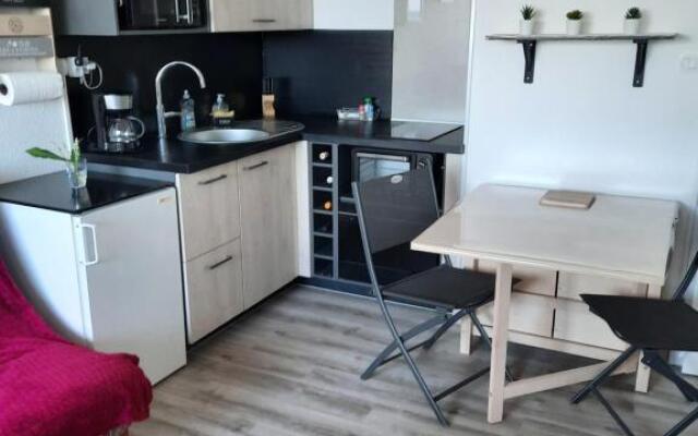 Vue superbe sur l'océan, studio et stationnement