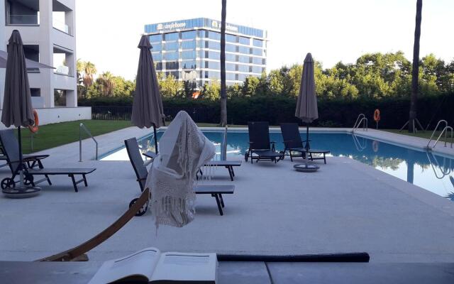 Lovely holiday home in Marbella with shared pool