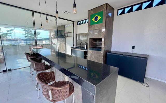 Linda casa na Lagoa do Catu com Pier