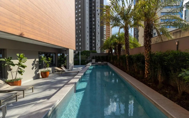 Studio de luxo mobiliado em Moema