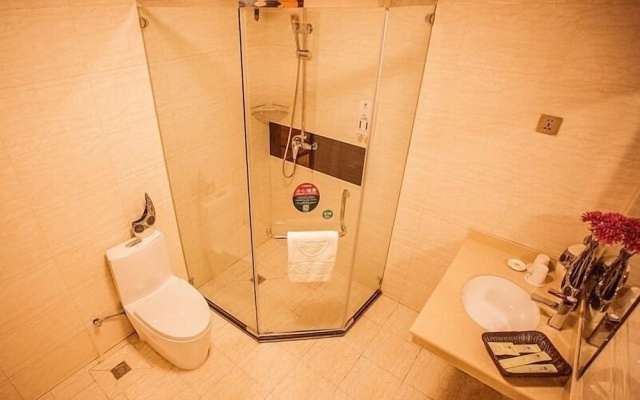 GreenTree Inn Xi'an Greater Wild Goose Pagoda Furong Garden Sleepless City Business Hotel – Bathroom – Xi'an