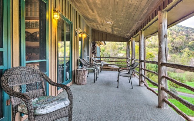 Spacious River Lodge w/ Mtn Views on 4 Acres!