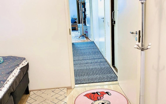 private bedroom and bathroom with private entrance