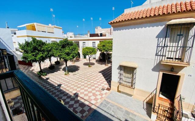 Chipiona/casa adosada/céntrico+playa/5plazas/garaje/