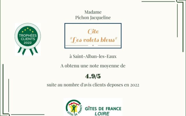 Gîte Saint-Alban-les-Eaux, 7 pièces, 10 personnes - FR-1-496-95