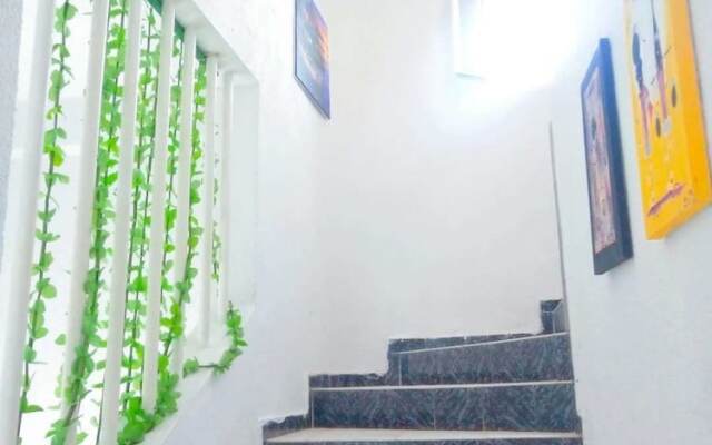 Blue And White House