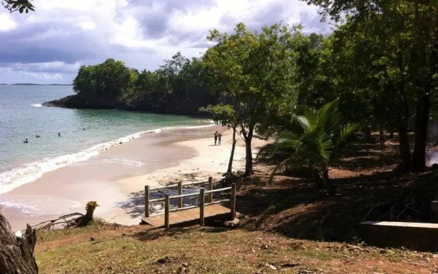 Haut de villa avec vue sur la mer