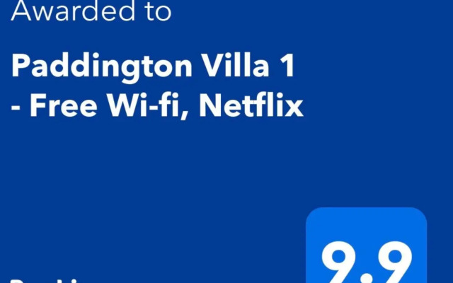 Paddington Villa 1 - Free Wi-fi, Netflix