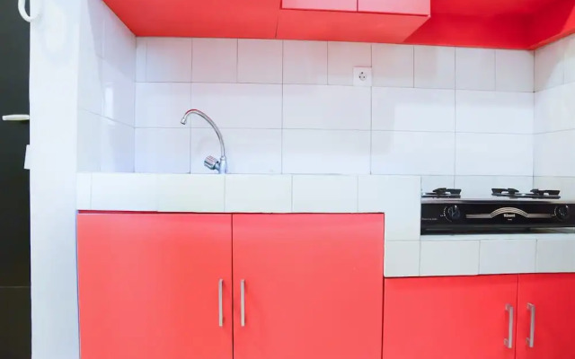 Simple Studio with Balcony at Gardenia Boulevard Apartment