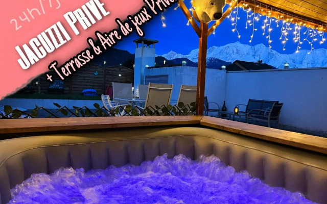 Rooftop 1 - Jacuzzi privé au pied du Monte-blanco