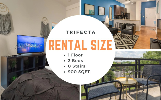 Apartment with Private Balcony, Wifi, Parking