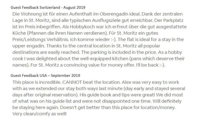 Zentrale gemütliche Wohnung St Moritz A212