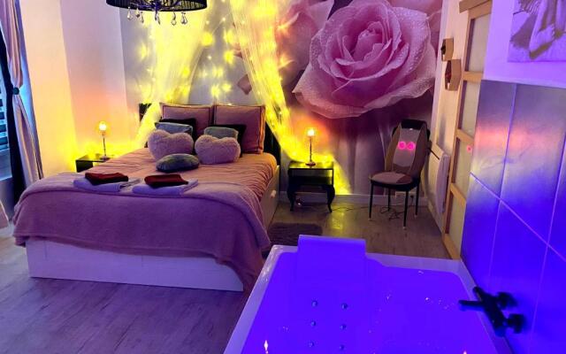 COSY & SPA Appartement Luxe JACUZZI SAUNA Suite Cristal