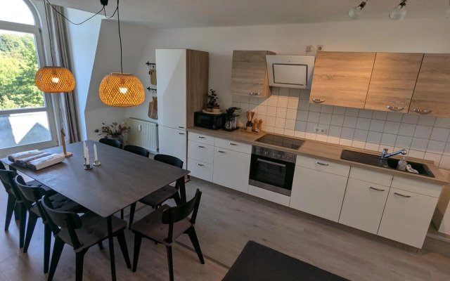 Hansekoje direkt an der Hafenspitze