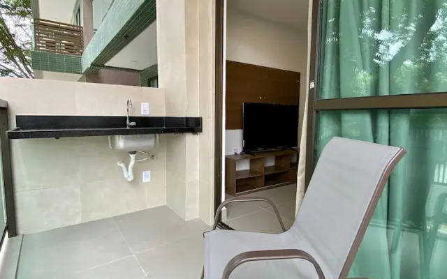 Flat a 120 metros das Piscinas Naturais
