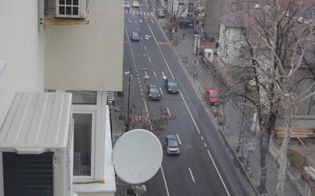 Modern studio, city center