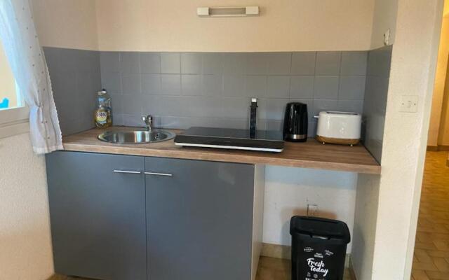 Grand studio pour 5 personnes bord de plage