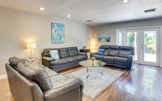 Waterfront Gem w/ Pool, Dock & Lanai in Tampa!