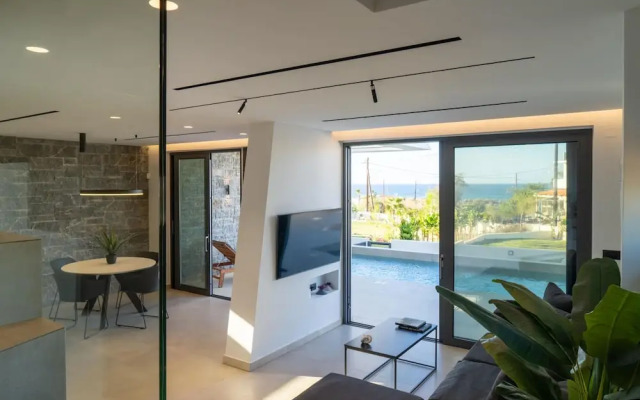 Aethra Deluxe Villa With Pool 700m From Beach