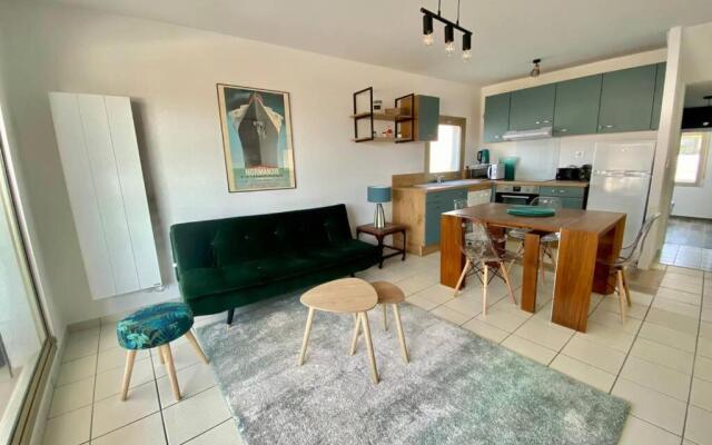 Cosy appt 4* face à Pontaillac - parking & WIFI