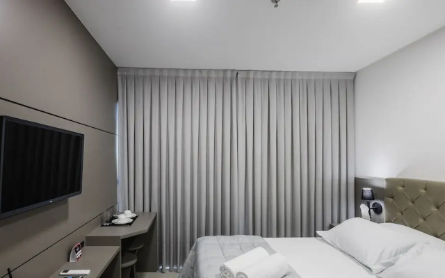 MHFA Studios em Prédio Luxuoso Vista Mar