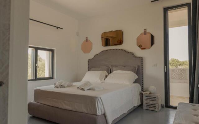 New Villa Aspri with Infinity Pool 1km from the sea