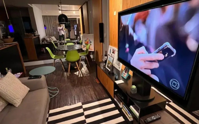 Studio Brooklin Premium com piscina aquecida