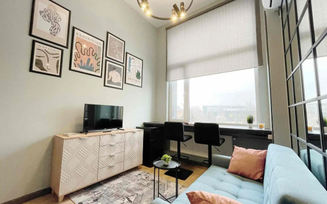 Двухуровневая квартира в стиле Лофт на Нагорной